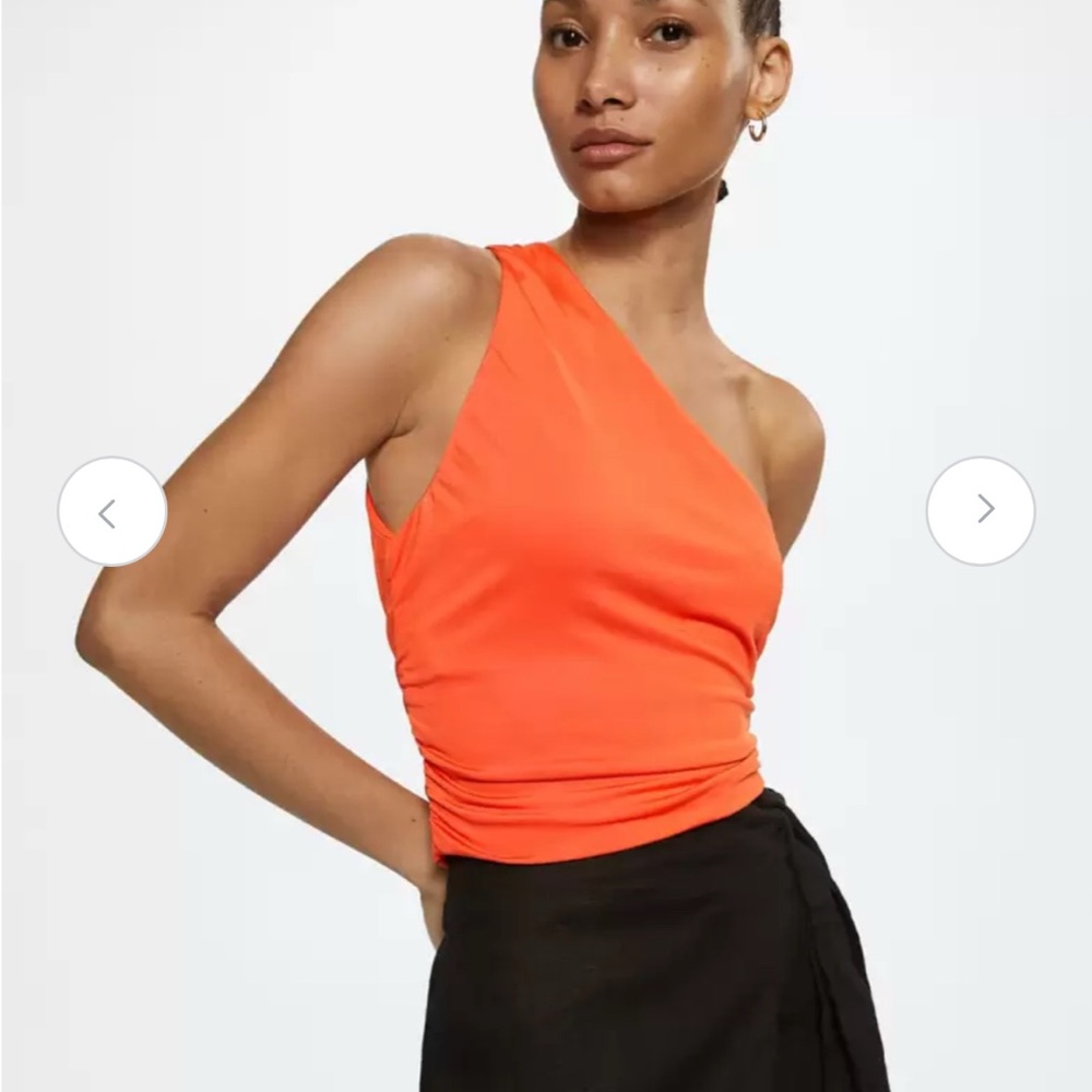 Mango Bright Orange Top